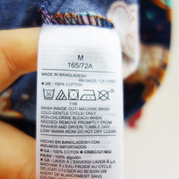 Old Navy x Disney Mid-Rise Printed Flannel Pajama Pants for Women (M) NWT - Picture 10 of 10